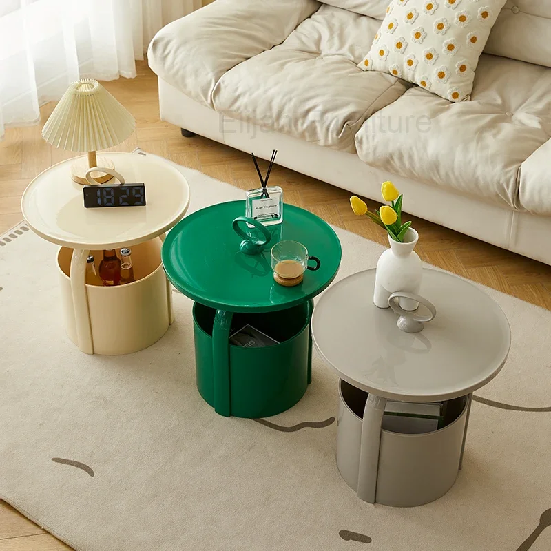 Mesa de centro de diseño nórdico para sala de estar, mesas de centro estéticas modernas para el hogar, almacenamiento minimalista, decoración de Tavolino Da Salotto