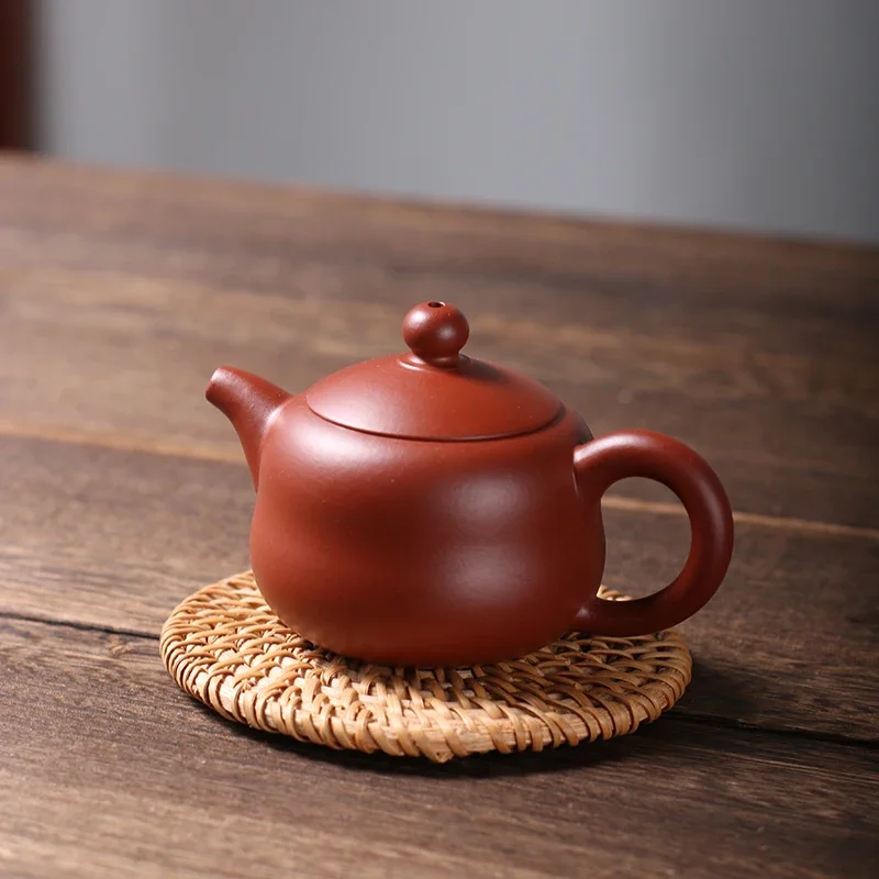 110ml criativo artesanal cabaça forma bule pequena capacidade chaozhou roxo argila bule de chá chaleira beleza chá infusor chinês teaware