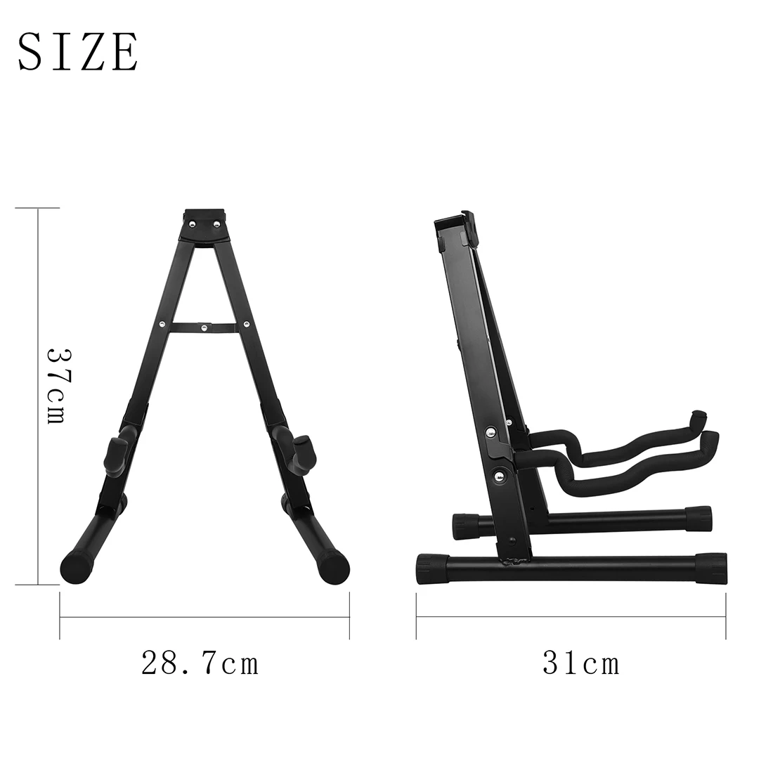 Electric Guitar Stand Foldable A Frame Universal Holder Guitar Stand Leg Pad Protector Silicone Furniture Leg Covers