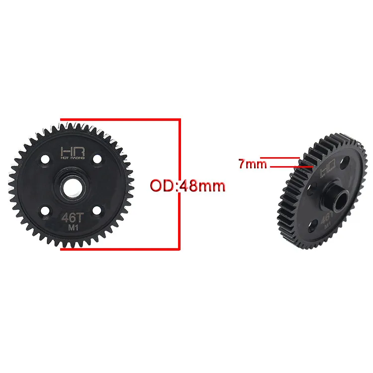 HR 1:8 Sledge reinforced steel teeth 1.0 modulus 46T