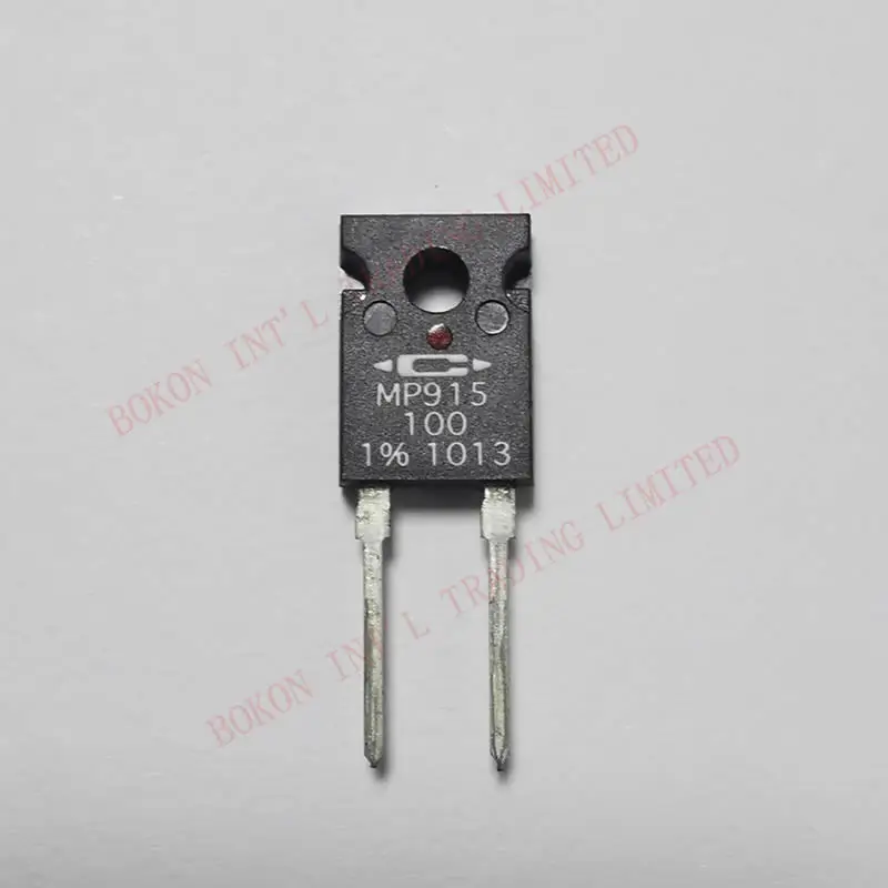 Non-inductive Resistor MP915 100 ohms 1 Percent 15 watts Kool-Pak Power Film Resistors 100ohms 15watts