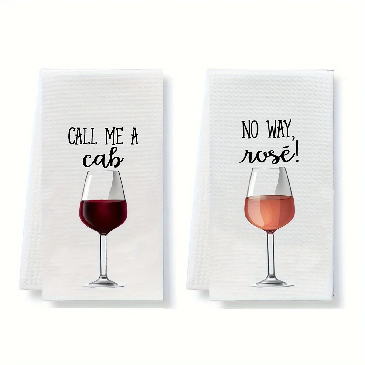 2pcs Dish Towels, Wine Gifts, Hostess Fun Kitchen Dish Towels, Bar Towels, Wine Gift Sets, Fun Kitchen Decor, Fun Housewarming G