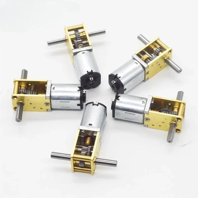 Micro Mini Motor de engranaje N20 DC 3V 6V 12V 4-381RPM Motor de reducción de engranajes eléctrico de Metal de alto par caja de cambios de Motor de engranaje de velocidad lenta