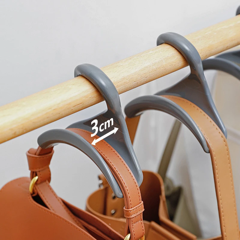 Arched Hanger Hook Bag Rack Storage Rack Home Closet Hat Scarf Shawl Wallet Handbag Storage Bag Japanese Style