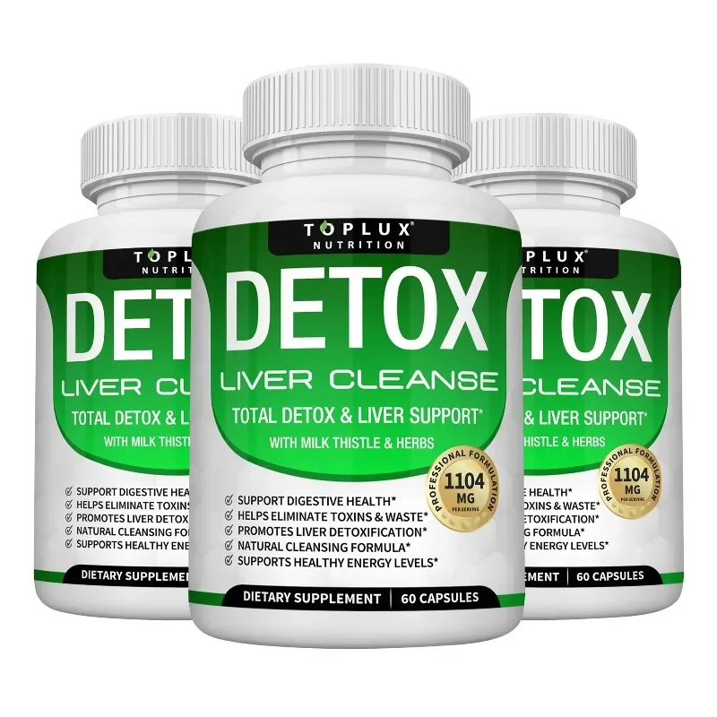 Liver Cleanse & Repair Supplements, with Milk Thistle and Dandelion Help Promote Liver Health and Support Vitality, 60 Capsules