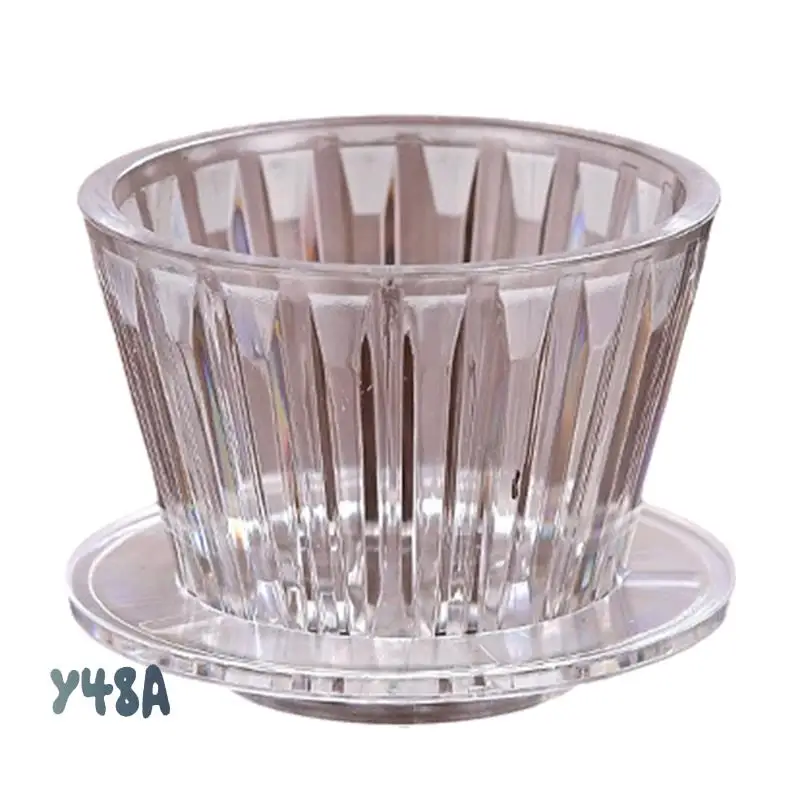 

Coffee Hand-Brewed Coffee Filter Cup Golden Dragon Cup Cake Filter Cup Flat Bottom Filter Cup Home Use Coffee Utensils-Y48A