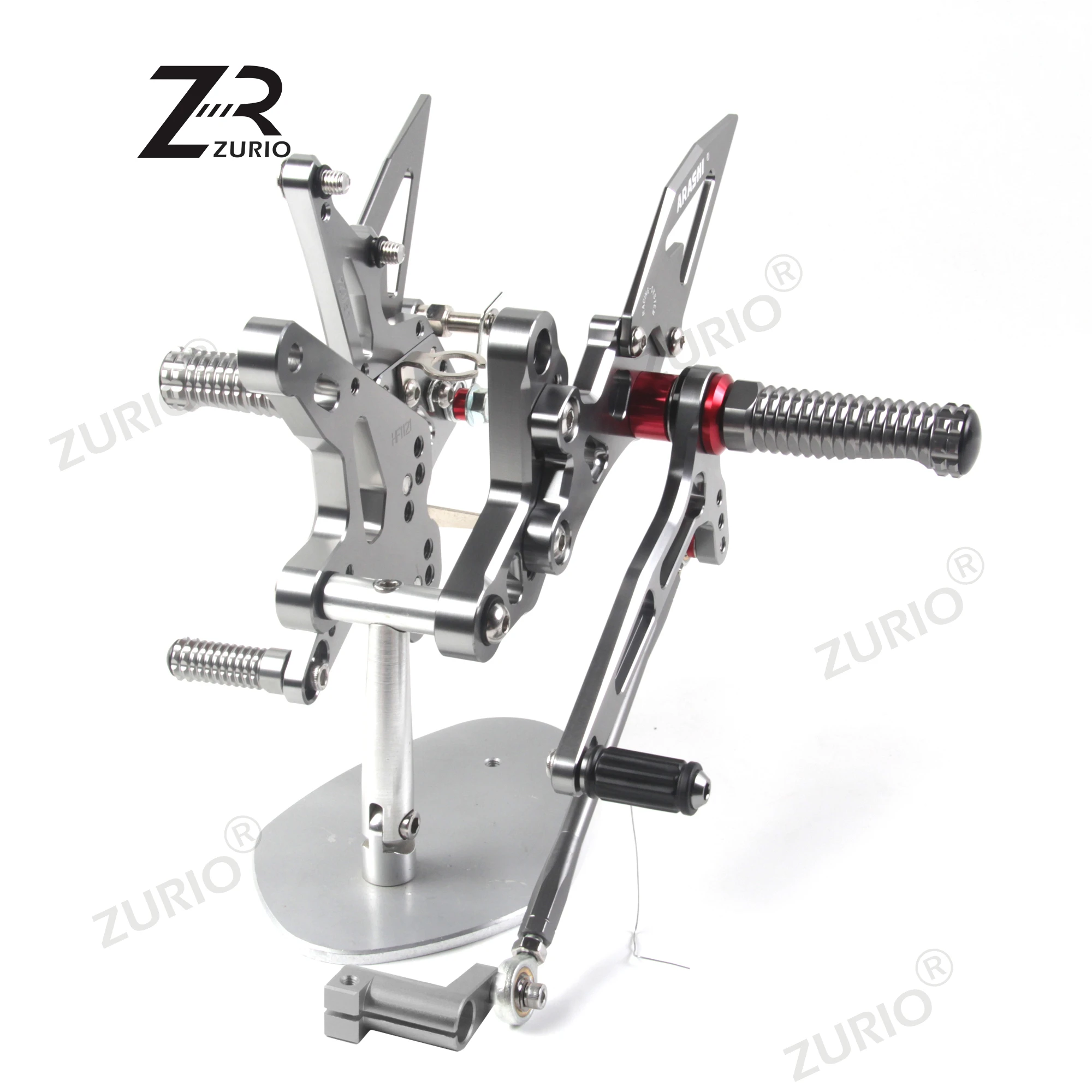ZURIO For KAWASAKI Ninja 400 / Z400/ EX400 / ABS/ KRT Edition 2018- 2023 CNC Adjustable Rearset Footrest