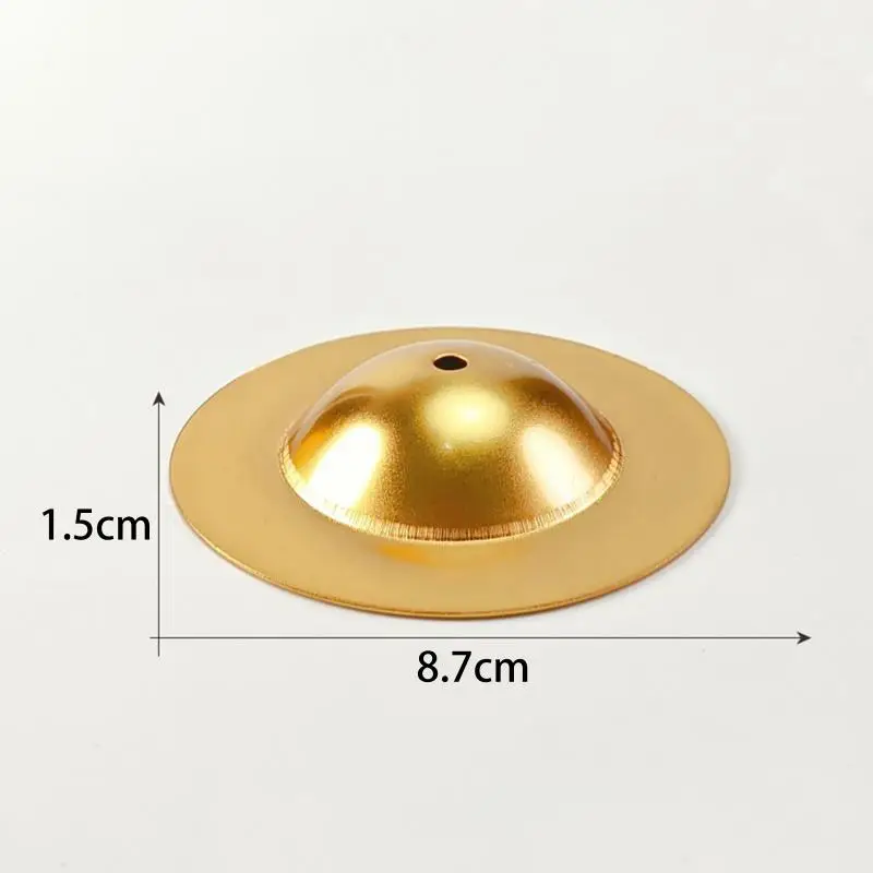 1Pair Traditional Chinese Gong With Rope Copper Cymbal Hand Percussion Instruments For Stage Party Musical