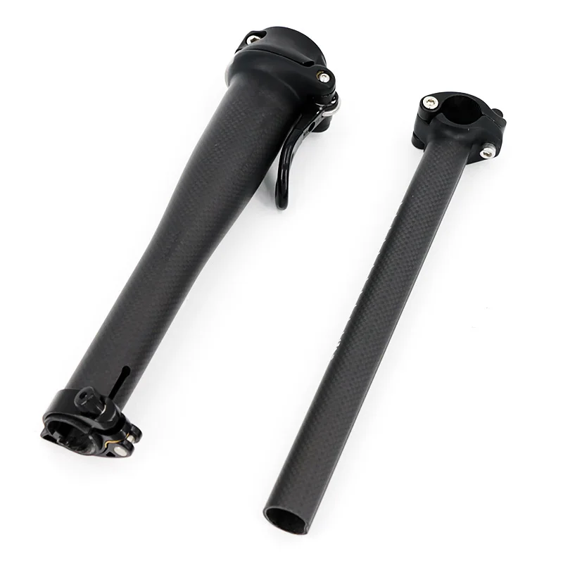 

25.4 28.6 Mm Carbon Fiber Ultra Light Folding Bike Adjustable Rod Quick Release Bike Parts