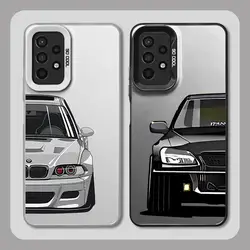 Sports Car JDM Phone Case for Galaxy A11 A12 A14 A15 A23 A32 A52 4G 5G A13 A22 A33 A34 A35 A53 A55 A53 A54 5G A22 A24 4G