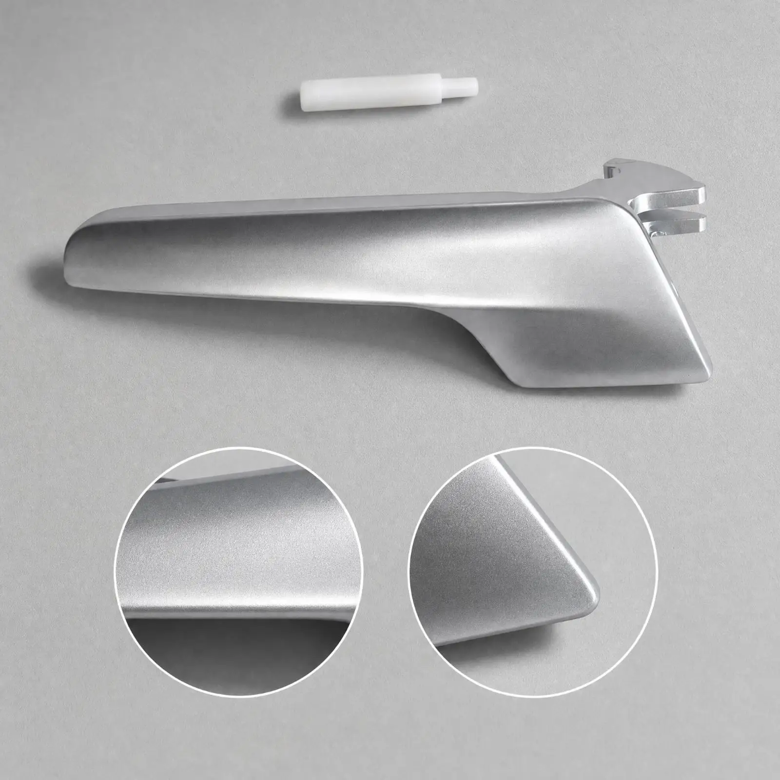 German Automotive German-Engineered SUV 7P Interior Door Pull Handle Silver-Finish 7P6867101S Replacement Door Handle