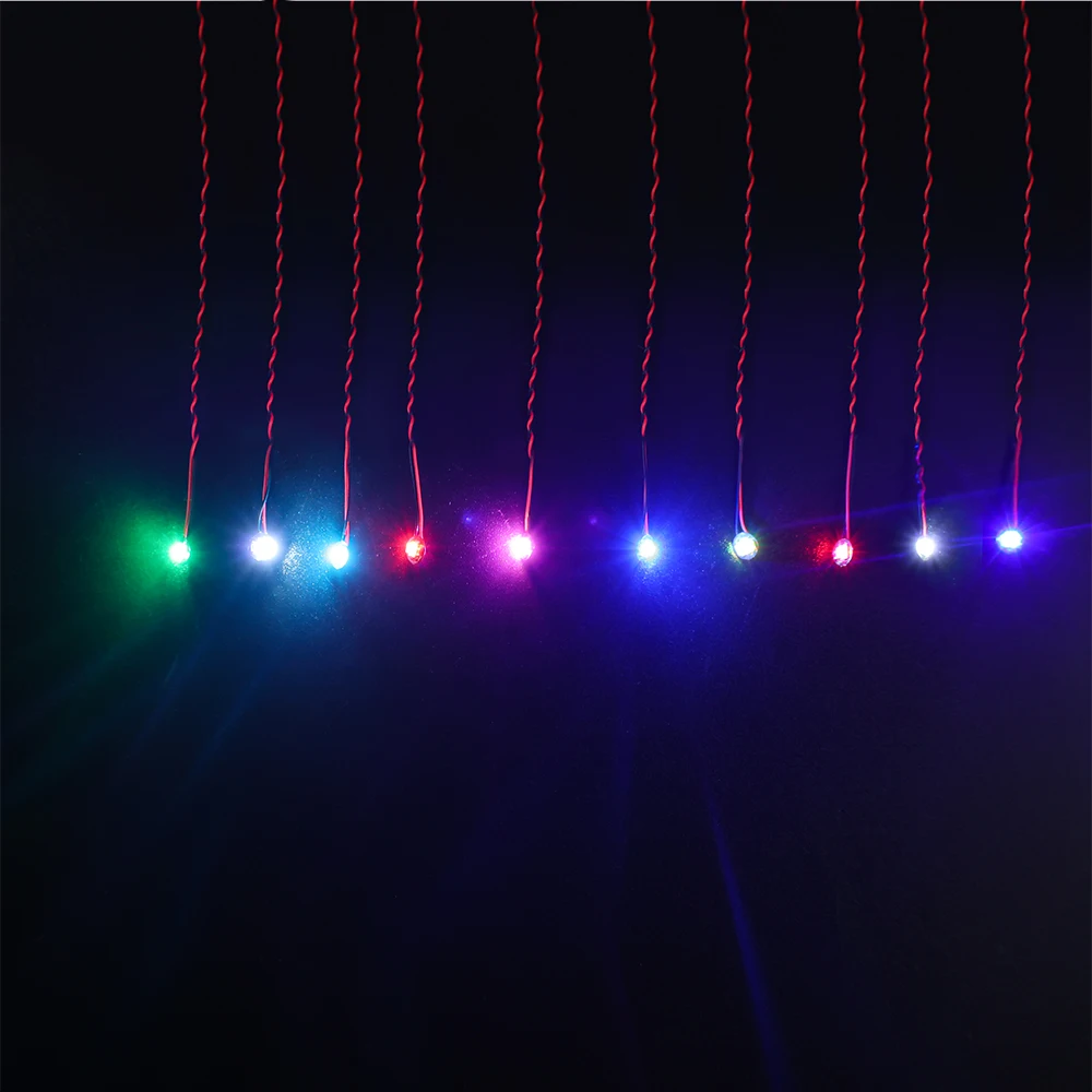 1pcs Led Bit Light For Lego Building Blocks Model With 0.8mm Plug DIY Customized Your Own Light Terminal Wire Harness