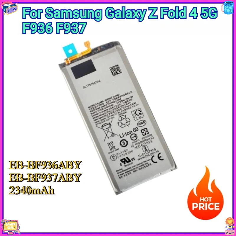 

Новый сменный аккумулятор для Samsung Galaxy Z Fold 4 5G F936 F937 EB-BF936ABY EB-BF937ABY Батареи