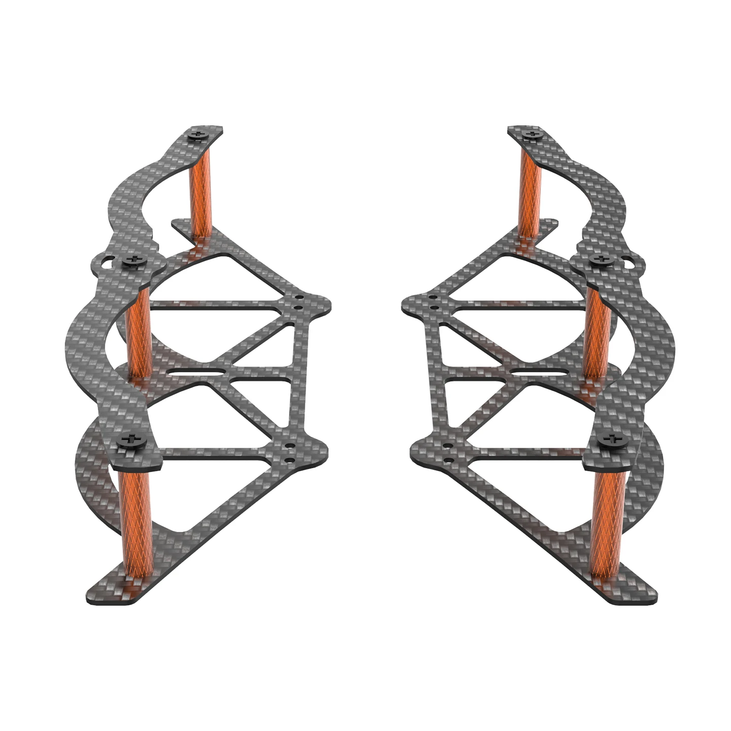 Accessori Mecha anticollisione premium interamente in fibra di carbonio, equipaggiamento protettivo blindato per drone DJI NEO 2