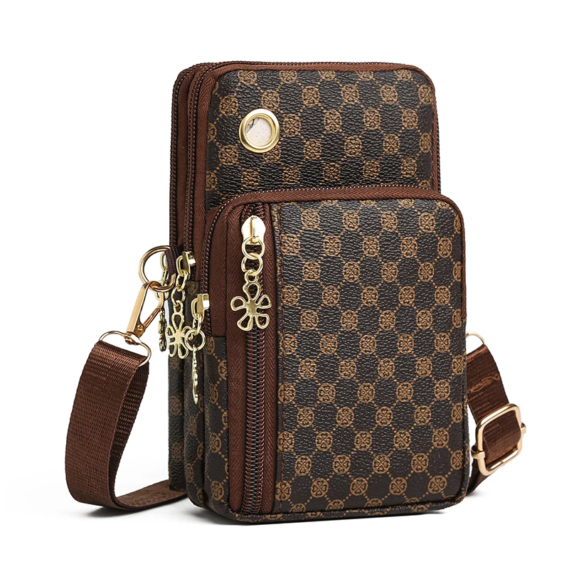 New Men's and Women's Mini Crossbody Phone Bags - Versatile, Fashionable, Casual Wrist Bags, Zero-Purse Arm Bags image 4