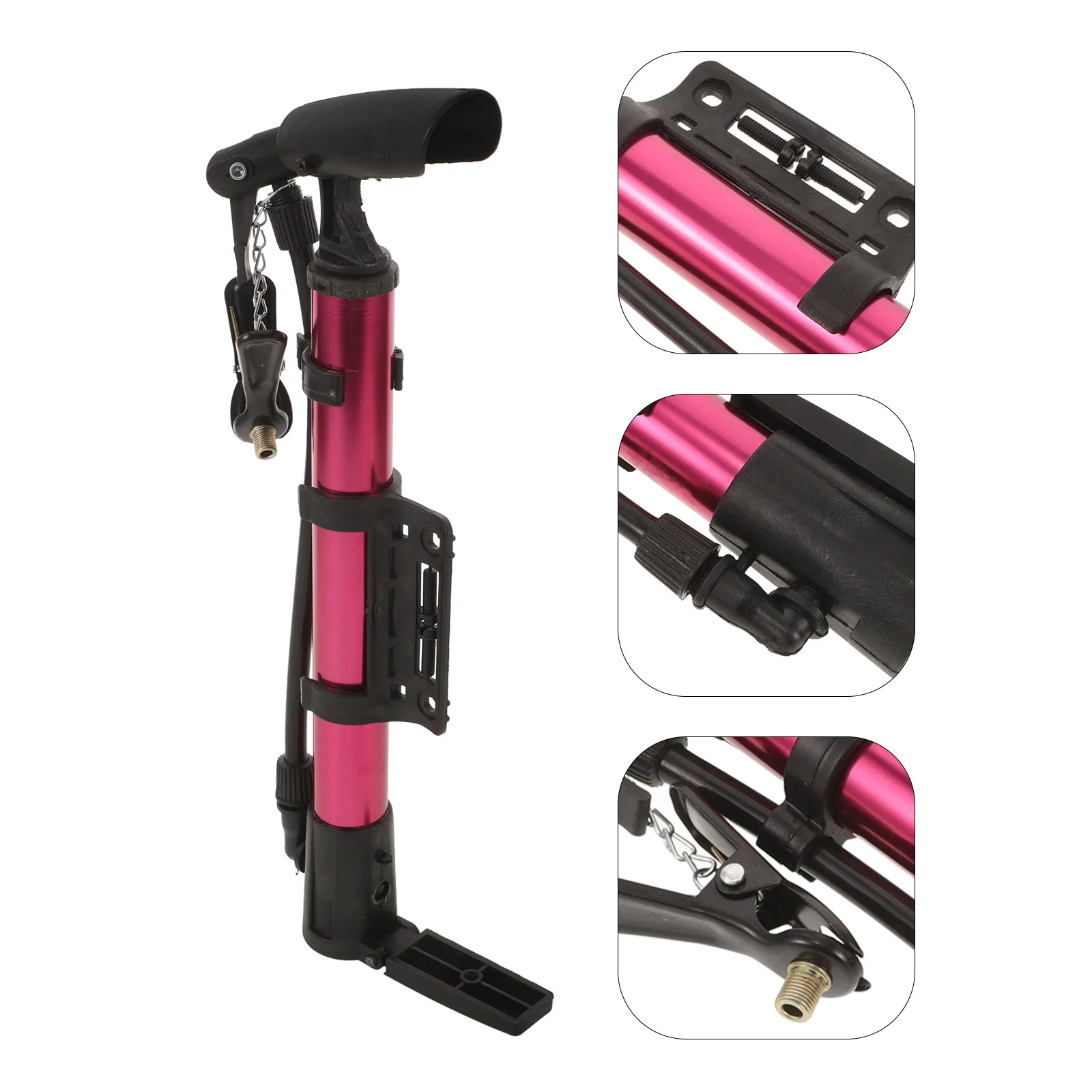 

Lightweight Portable Air Pump for Bicycles Mini Inflator for on The Go Tire Inflation with Rapid Compression Technology