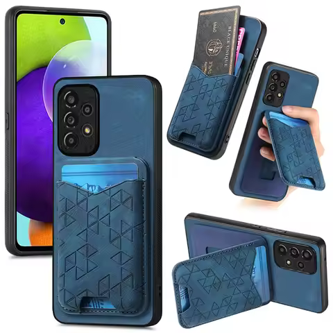 A52 A32 A22 A12 A71 5G Leather Back Case For Samsung Galaxy A31 A30 A50 S A70 A72 A52S A56 A36 A16 A06 A55 A35 A25 A36 A54 Cover