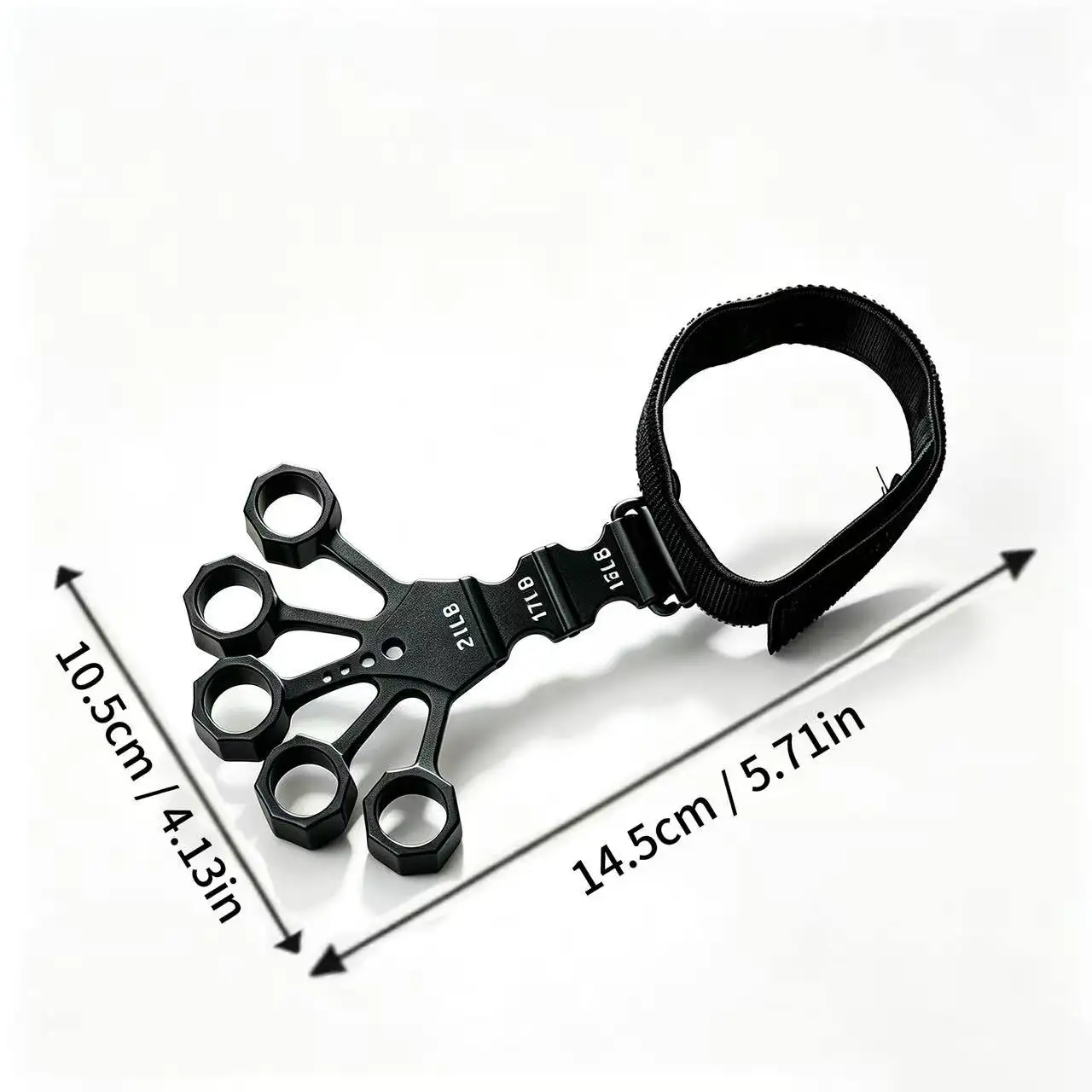 Adjustable Finger Exerciser Hand Grip Strengthener 13-21LB 3 Resistance Levels Finger Trainer