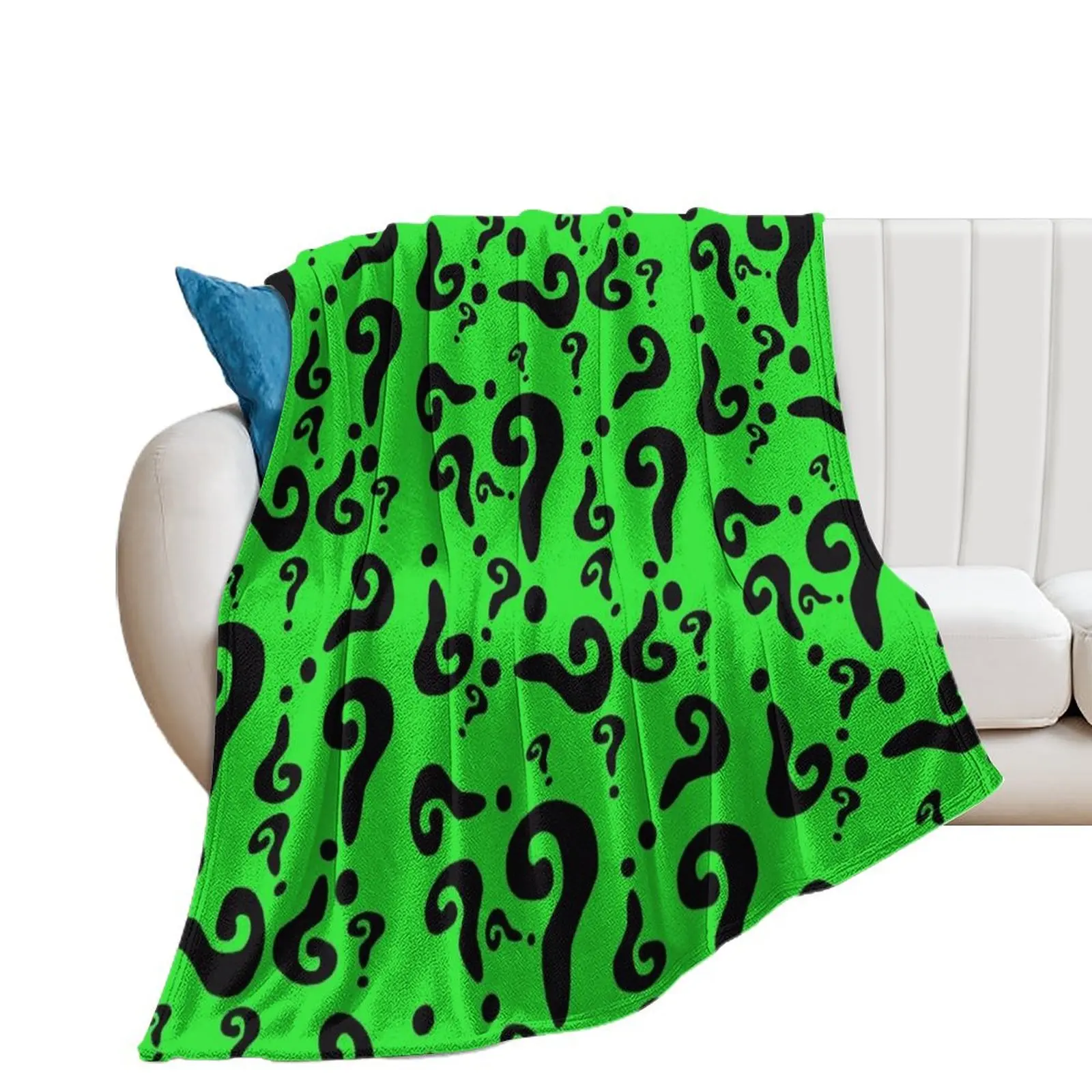 The Riddler Throw Blanket Thermals For Travel Decorative Beds Flannels Blankets