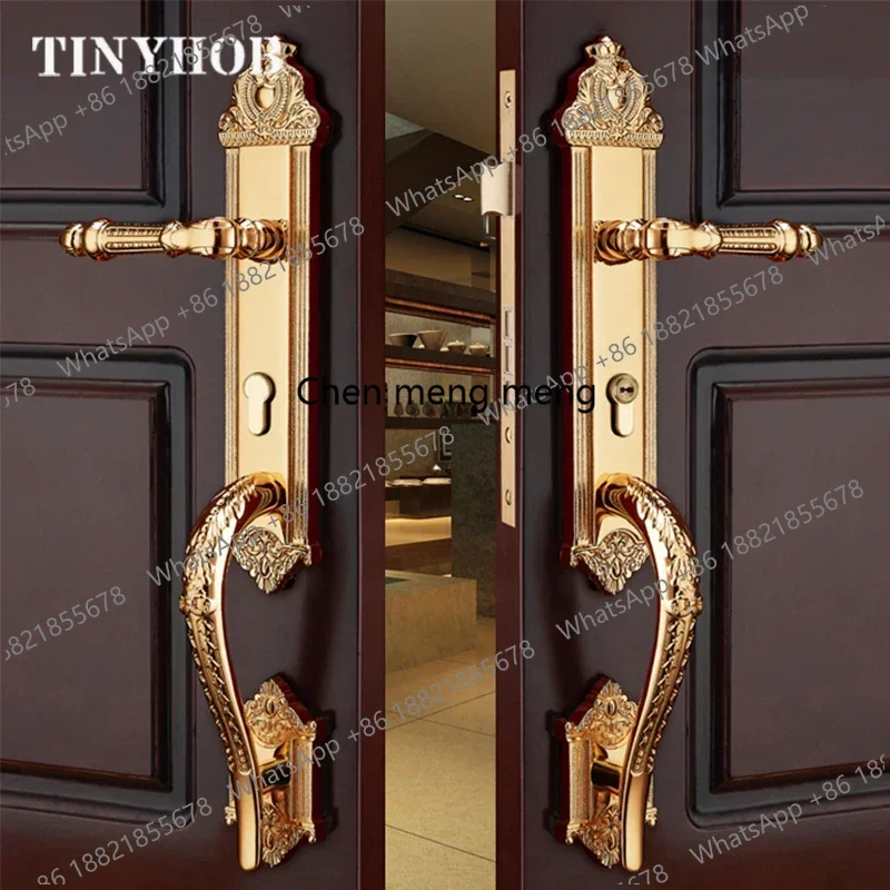 Luxury European Style/ Villa Door Lock Security Hotel Door Lock Entry Double-open Villa Lock Furniture Hardware Accessories