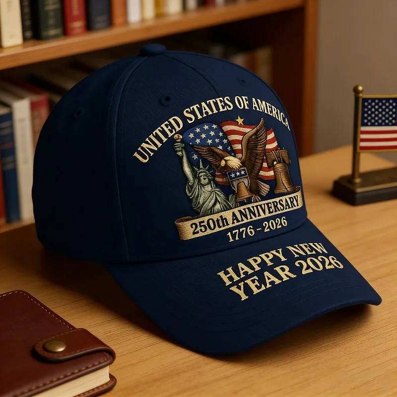 250 Years Milestone Commemorative Cap - Adjustable Unisex for &, Comfortable Lettering & Punk Style, Milestone Celebration Hat f