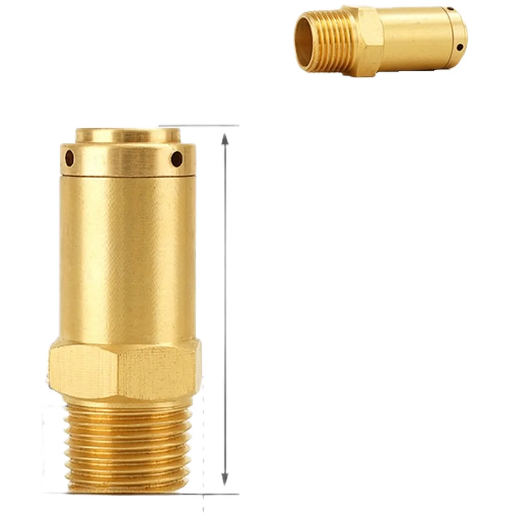 Brass Vacuum Safety Valve for Sealed For Solar Water Systems Air Admittance Pressure Relief 3/8 1/2 3/4 Inch Male Thread