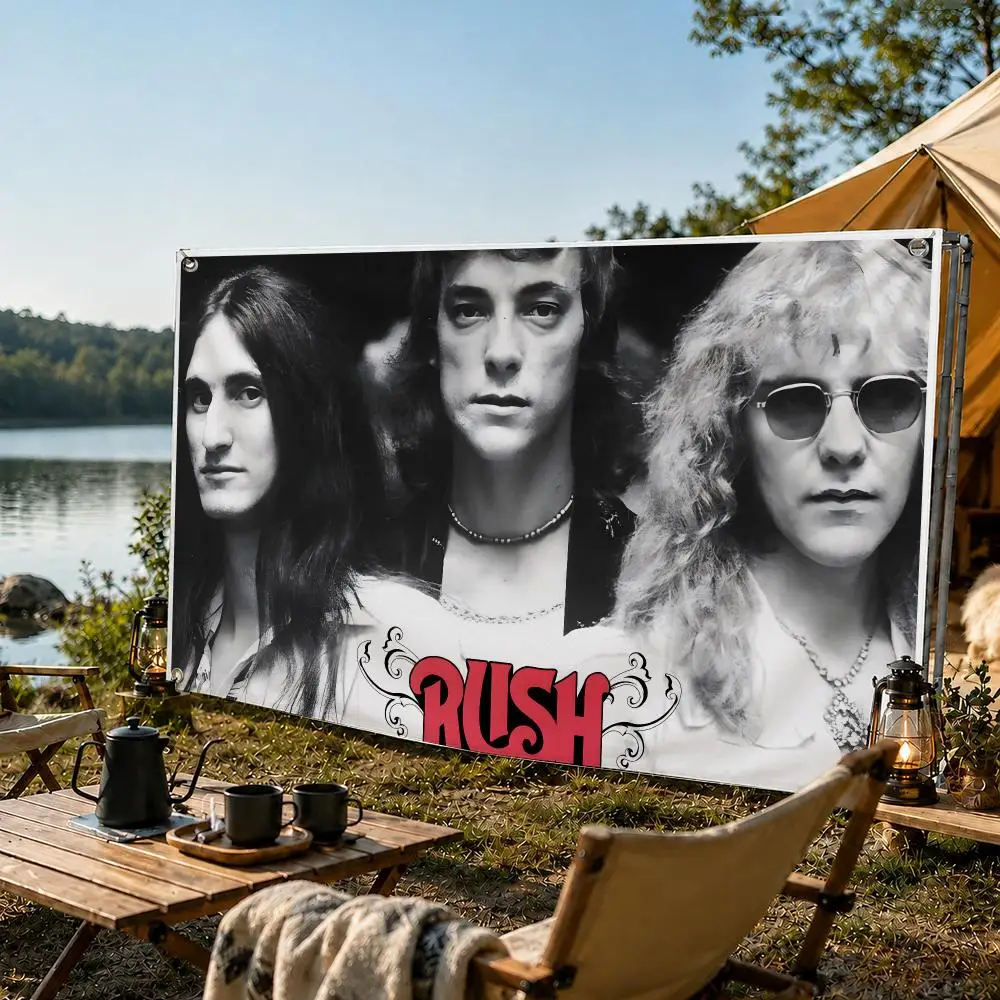 Rush Music Flags Suitable For Party Club Outdoor Interior Wall Art Decoration Banner Gift