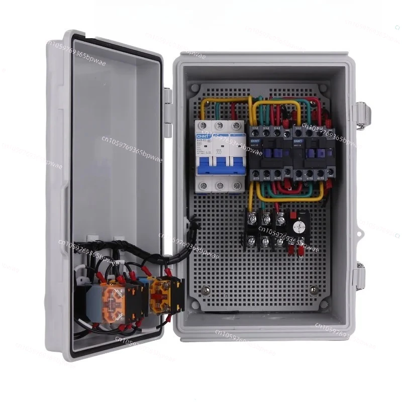

Three Phase Motor Forward and Reverse Control Box with Remote Control Limit 380V Fan Distribution Box