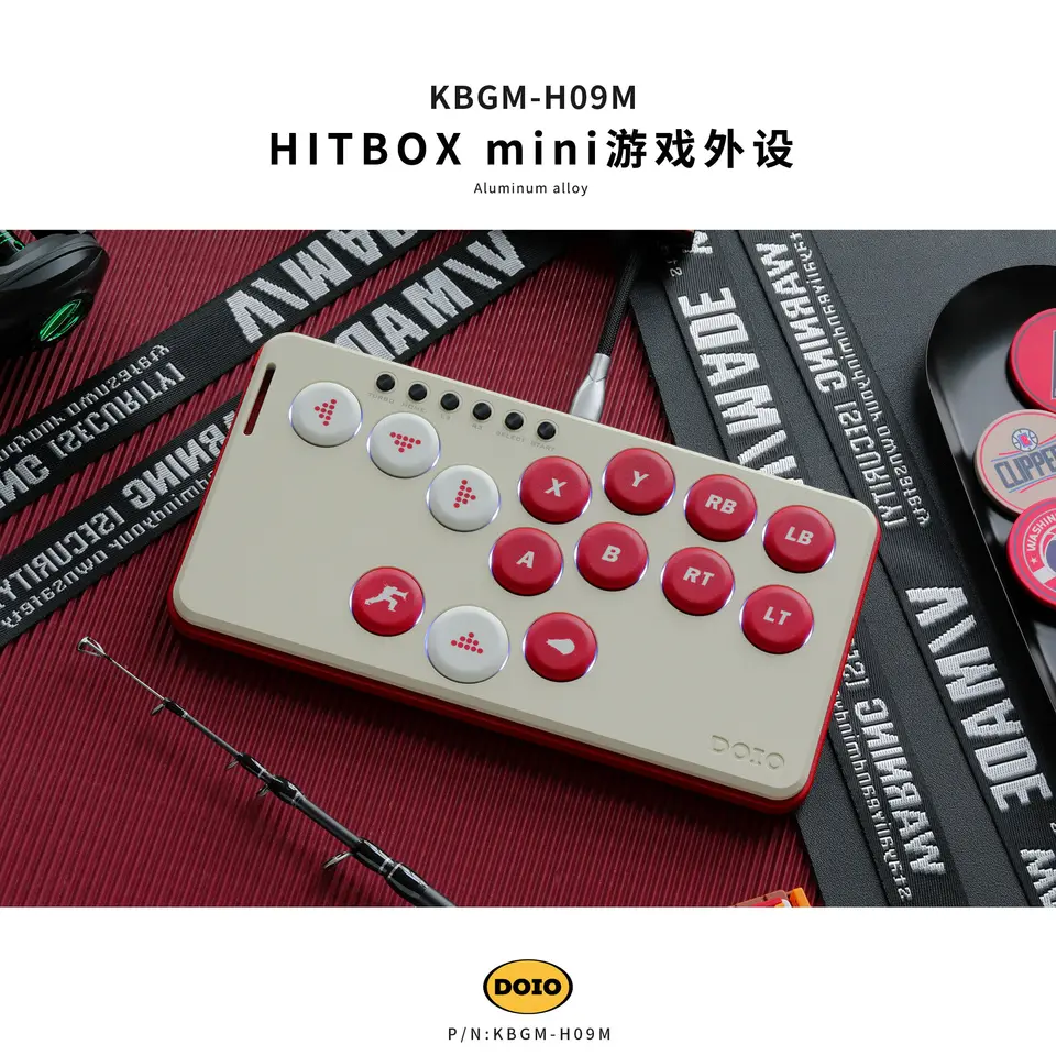 DOIO HITBOX KBGM-H09M Aluminum Alloy Mechanical Keyboard Wired