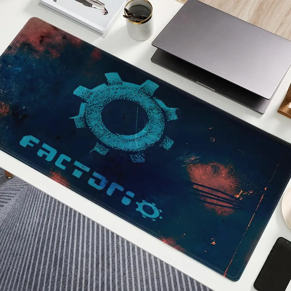 

Factorio teclado mousepad Hot selling antislip rubber mouse pad popular overlock Gaming All Size Edgelock Rubber office desk mat