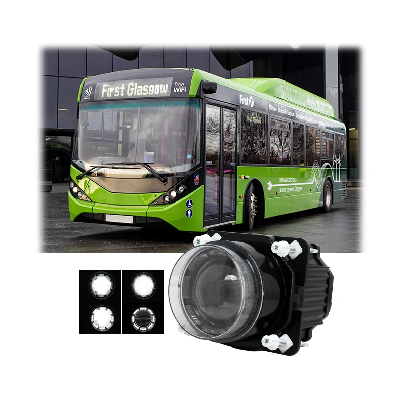 

Автомобильные светодиодные фары 90 мм (3,5 дюйма) 45 Вт с ближним/дальним светом и габаритным огнем