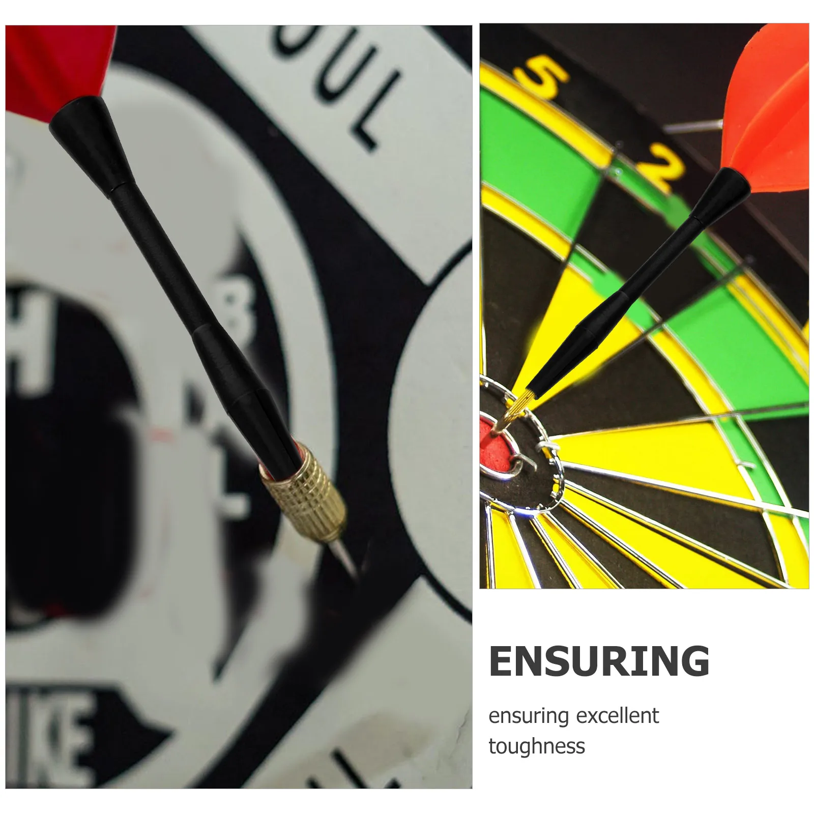 50 قطعة مهاوي السهام ملحقات النايلون تصميم ملولب سهل التركيب استبدال متين مهاوي سيقان خارجية #3