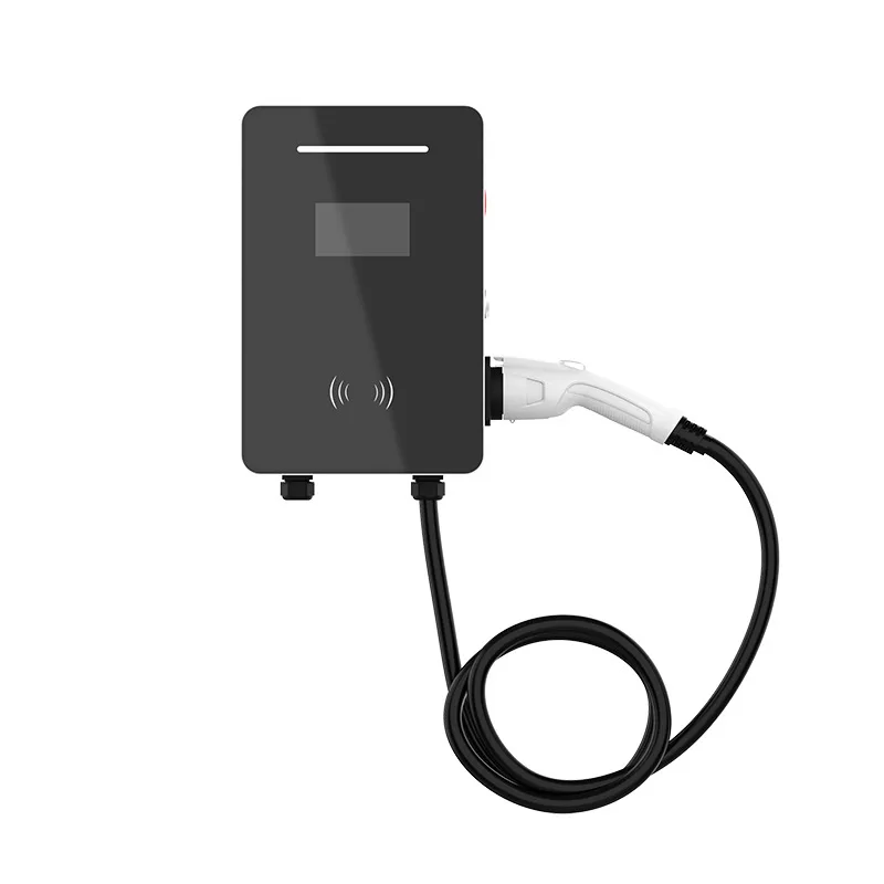 Commercial OCPP Mennekes 32A 3Phase 380V 22kW Type2 Wall-Mounted EV Charging Station with Fast Charging Balance APP & RFID