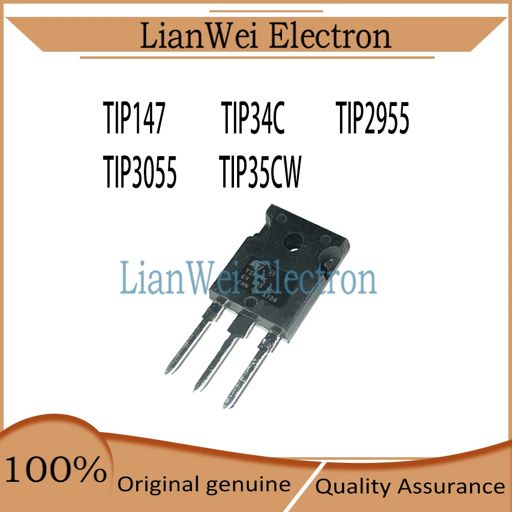 (10 Piece)100% New TIP147 TIP34C TIP2955 TIP3055 TIP35CW IC Chipset TO-247