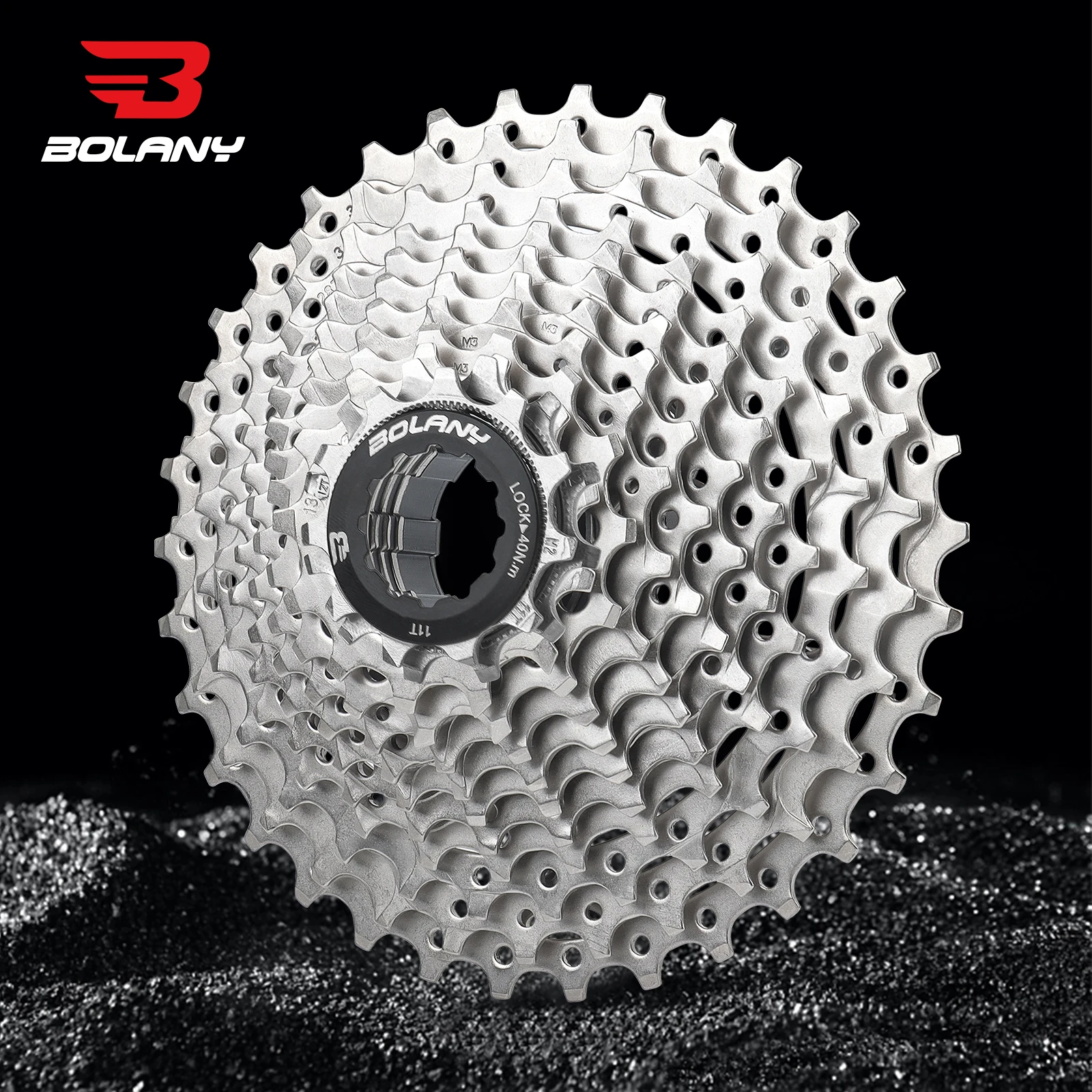 BOLANY Road Bicycle Cassette 12-Speed HG Freehub Freewheel 11-32T Steel Sprocket Flywheel Applicable for SHIMANO HG System