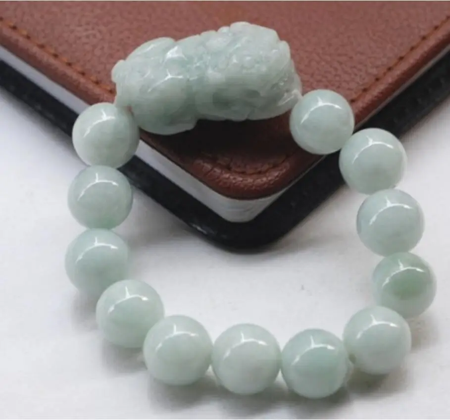 

Jewelry Natural genuine jade bracelet ladies of the most exquisite dance of love Jadeite Pixiu Bracelet