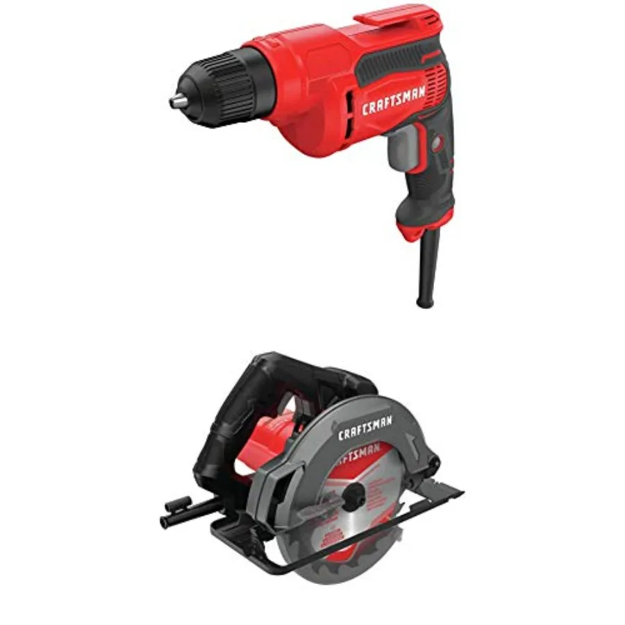 

Дрель-шуруповерт 7 А, 3/8 дюйма, с циркулярной пилой 7-1/4 дюйма 13 А, CMED731 и CMES500