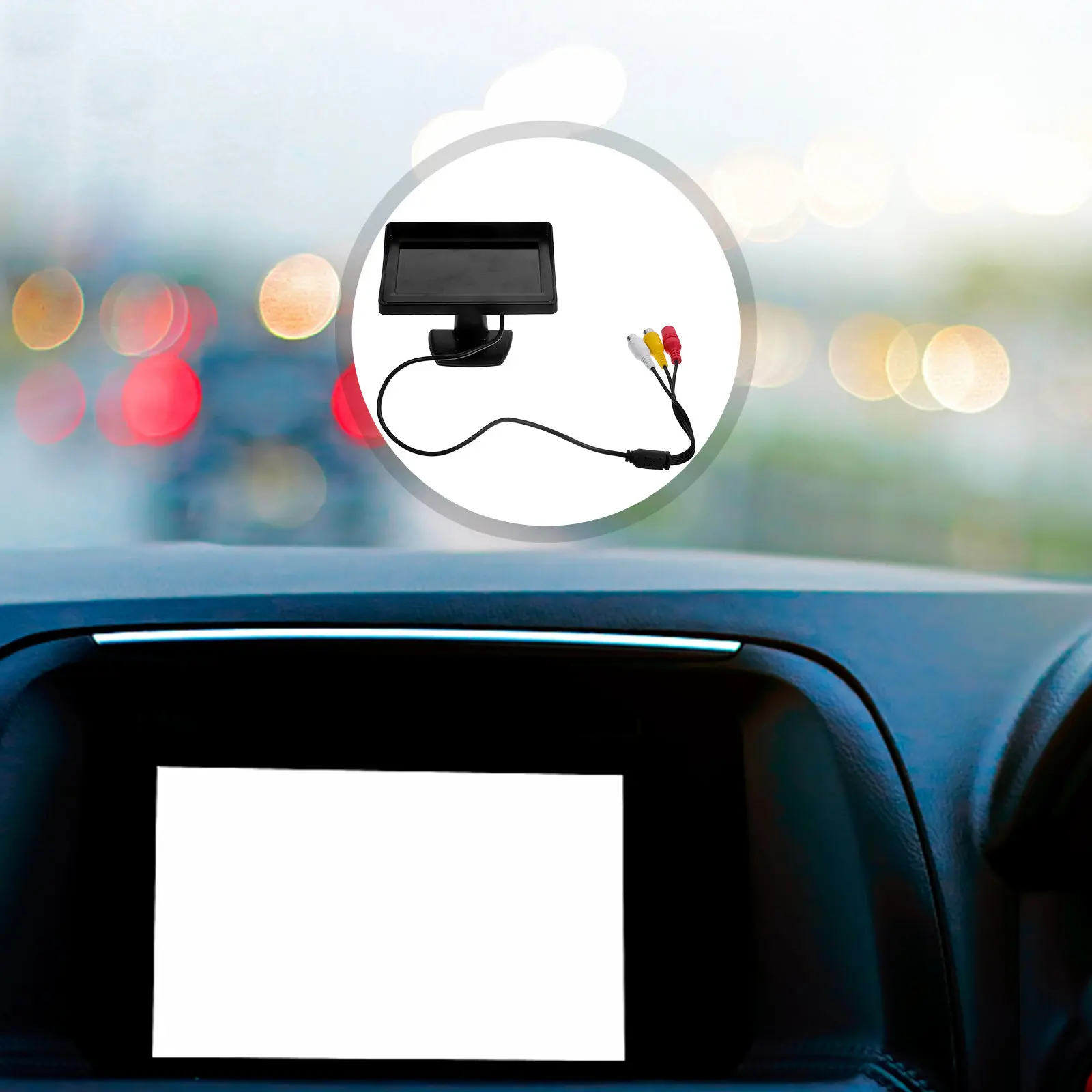 1Set 4.3 Inch Rearv…