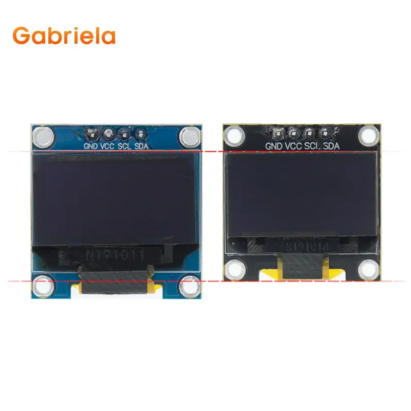 0.96 inch IIC SPI Serial 7/4 Pin White/Blue/Yellow Blue/Yellow OLED Display Module SSD1306 12864 LCD Screen Board for Arduino