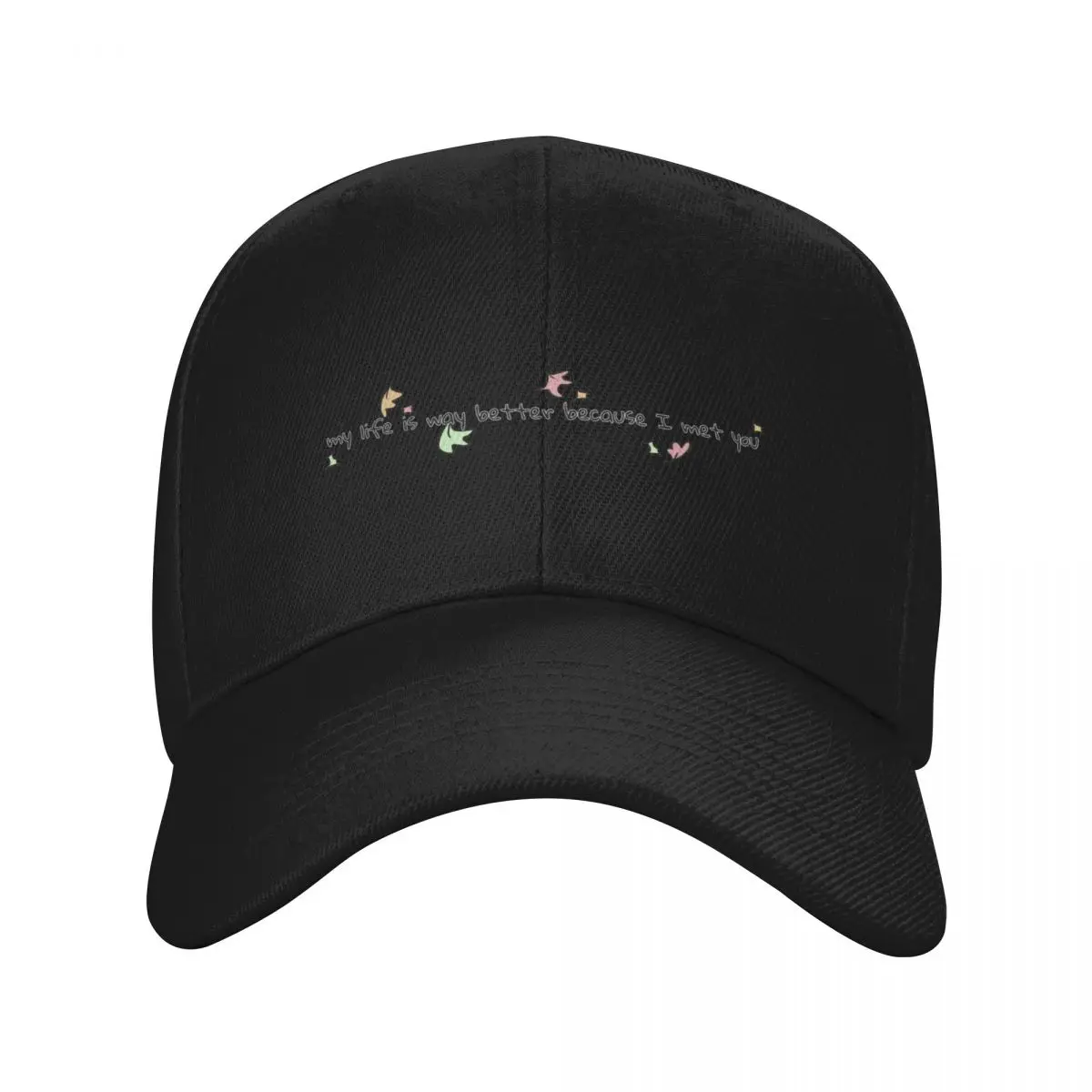 

Heartstopper quote Baseball Cap birthday Hat Man For The Sun Military Cap Man Golf Women Men's