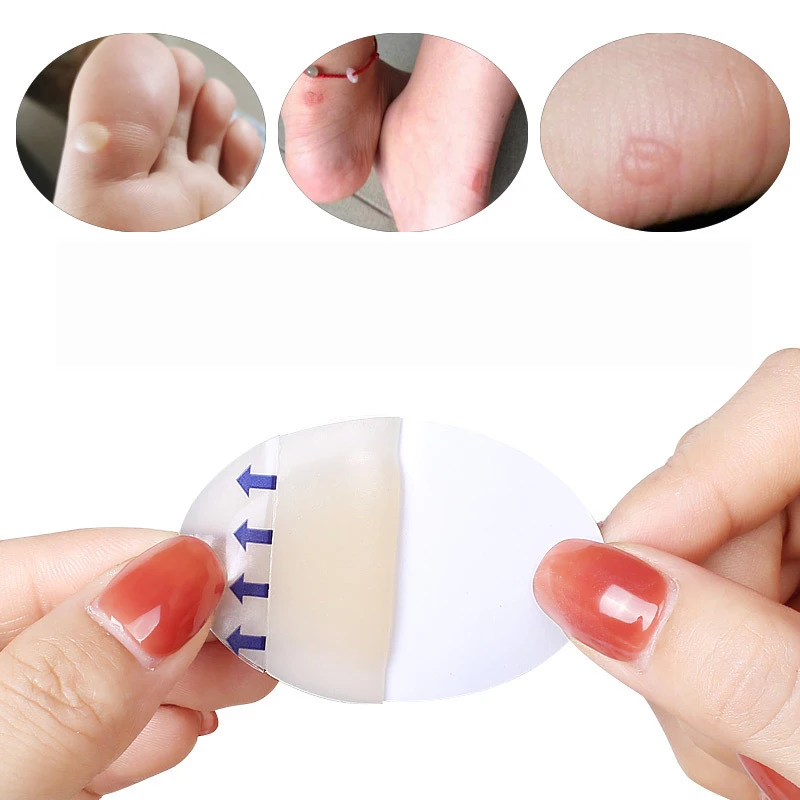 Gel Heel Protector Feet Patches Adhesive Blister Pads Heel Liner Shoes Foot Stickers Pain Relief Plaster Foots Care Cushion Grip