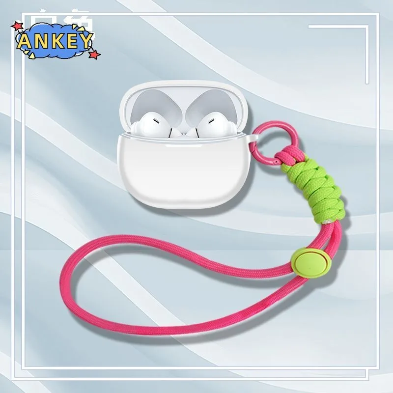 ل iQOO TWS 1i 1e واقية حبل نايلون غطاء ناعم قذائف قابل للغسل الإسكان مكافحة الغبار كم اليد حبل حزام الملحقات #2