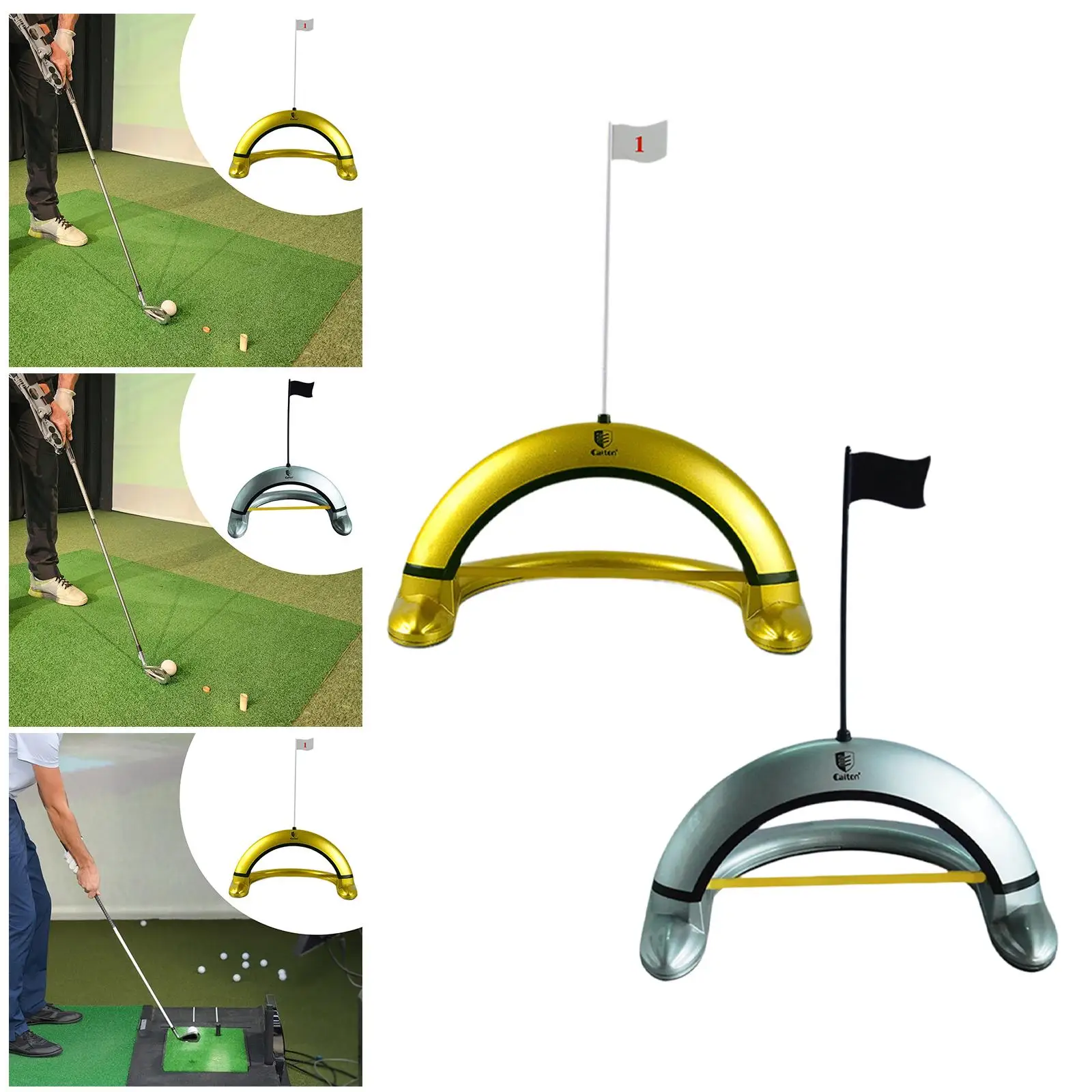 

Портативный тренажер для гольфа, аксессуары для гольфа для ковров и наружных зерен