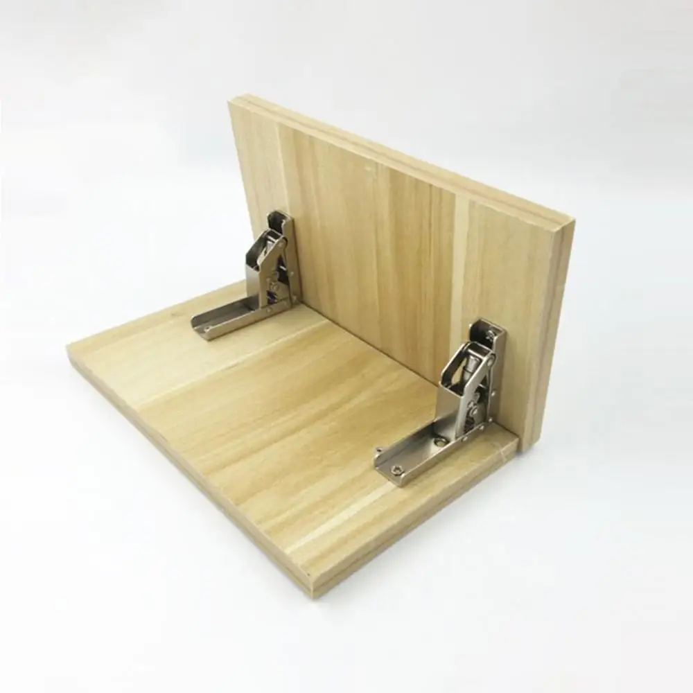 90 Degree Folding Hinge Wear Resistance Concealed Cabinet Invisible Door Hinges Lightweight Hardware Fitting 165x28x21mm