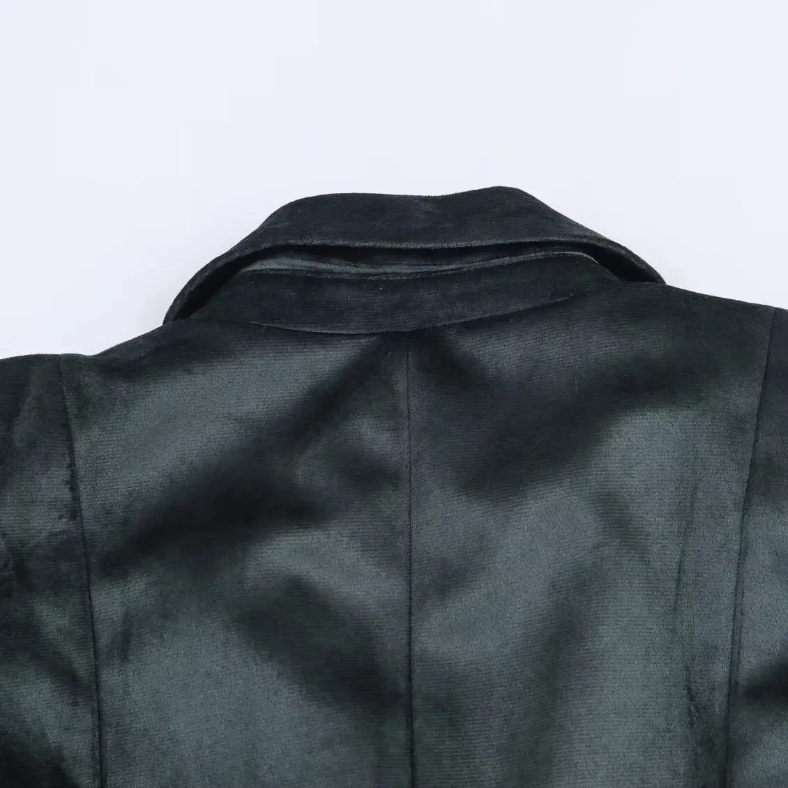 Aksamitny garnitur damski: marynarka i spodnie z rozszerzanymi nogawkami, nowość na jesień i zimę, elegancki, długi rękaw, ciepły, modny, dopasowany krój...