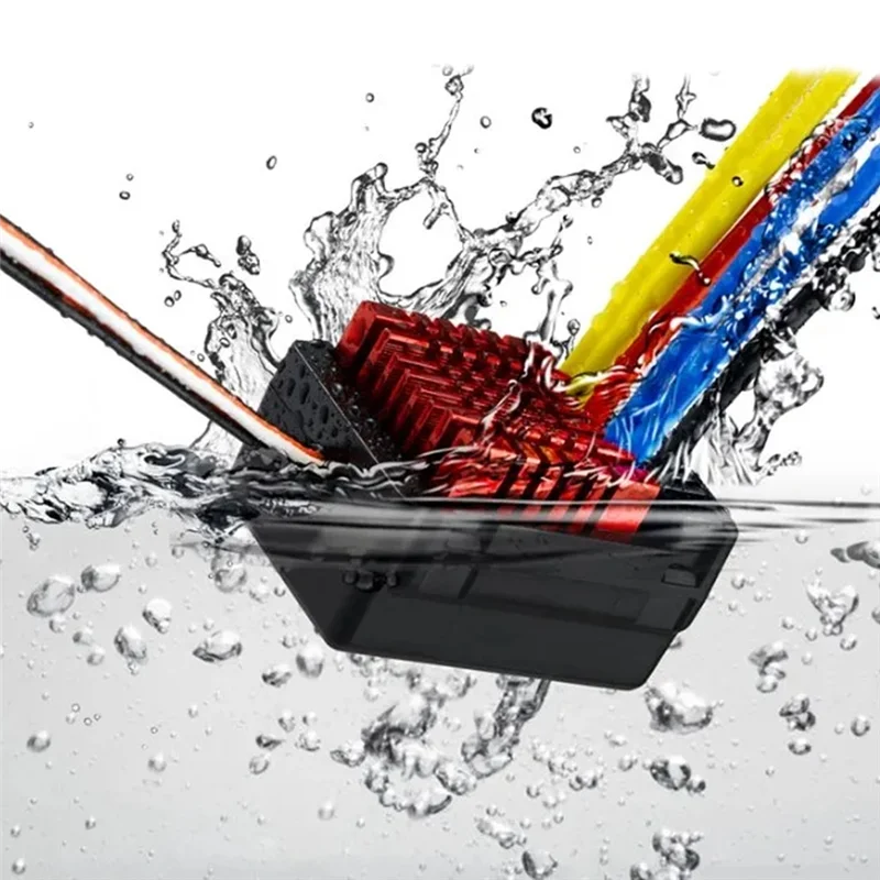 A19Q-для Hobbywing Quicrun WP 880, двойной матовый 2-4S Lipo, водонепроницаемый регулятор скорости ESC для радиоуправляемого автомобиля 1/8