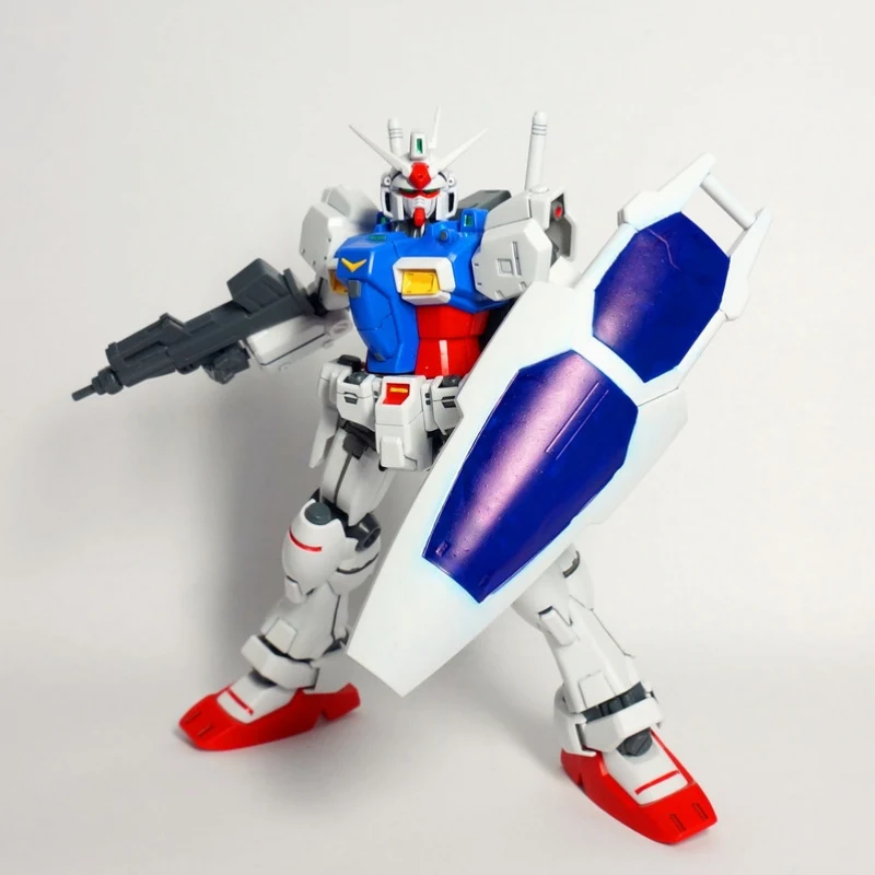 BANDAI Anime HG 1/144 RX-78GP01 GUNDAM GP01 Gundam Model Kit Robot Quality Assembly Plastic Action Toys figure Gift