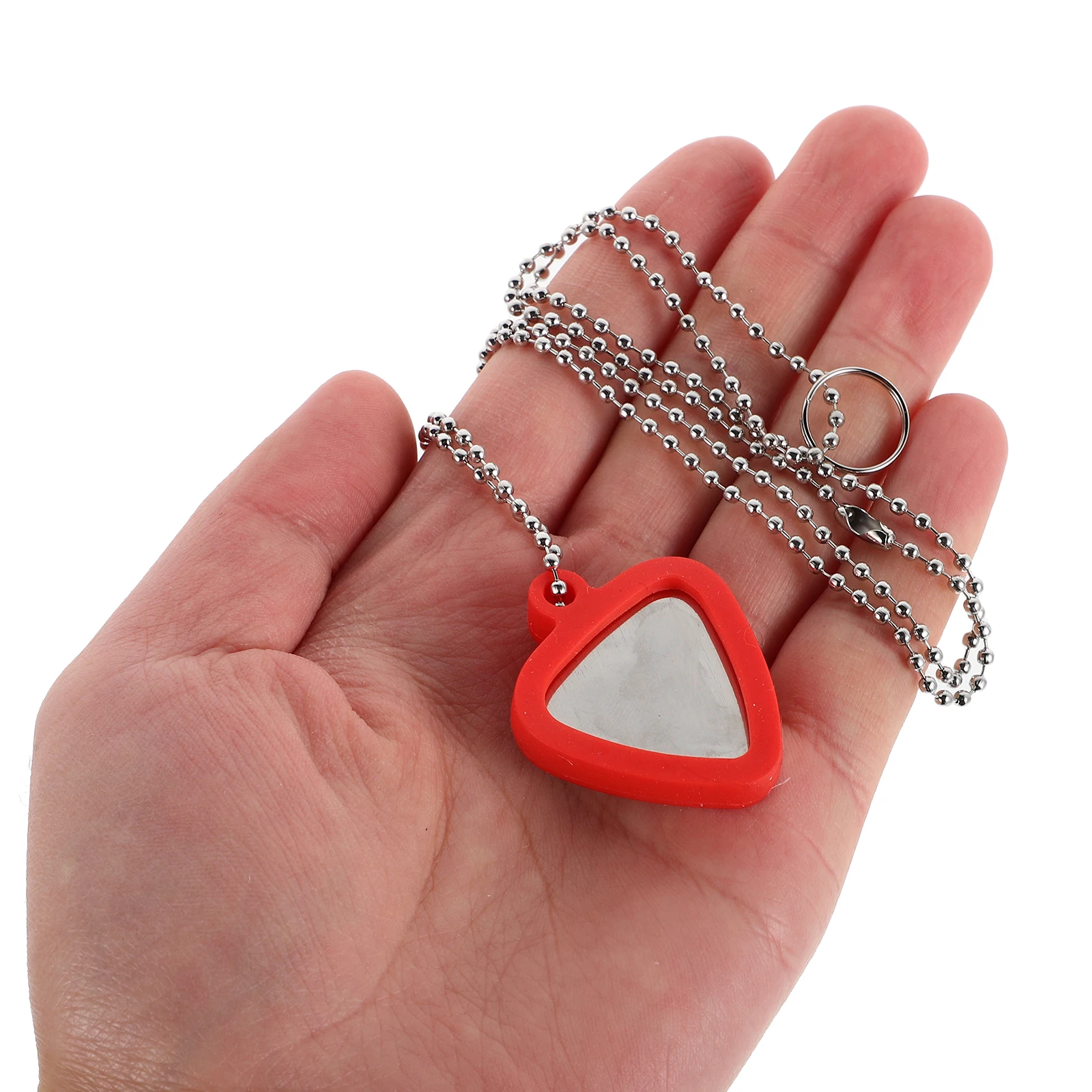 

1 set Guitar Pick Necklace Holder Silicone Multifunctional Pendant Daily Wear Rustproof Compact Protector Accessory For