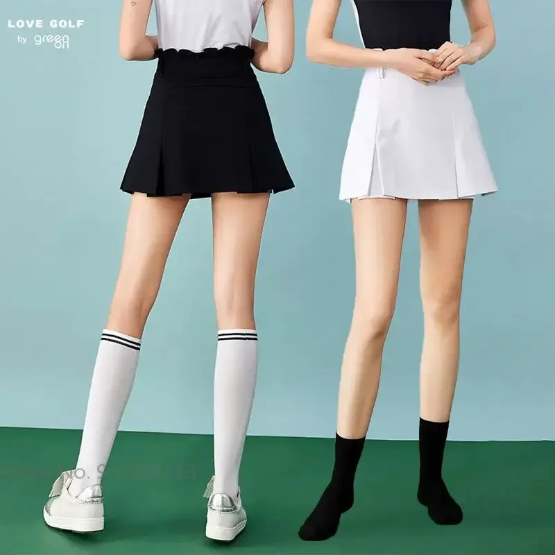 

Love Golf New High Waist A-lined Skirt Girls Anti-light Pencil Golf Skirt Women Tennis Skort Summer Slim Breathable Pantskirts