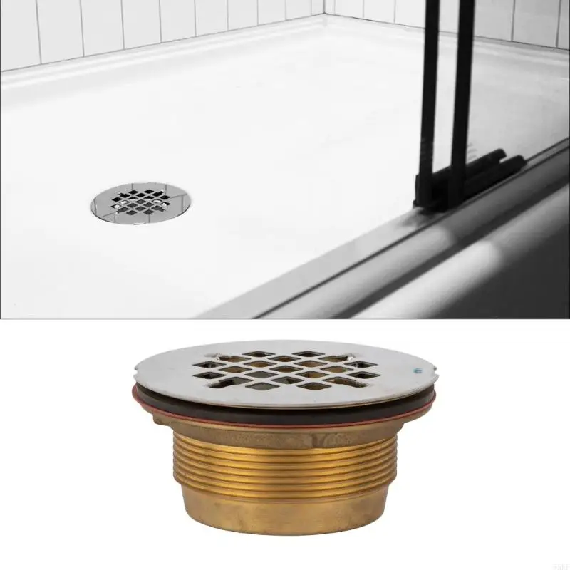 

55KF Portable Odor Resistant Shower Drain Brass Floor Drain For Kitchen Supplies Sinks and Bathroom Basins Home Accessory